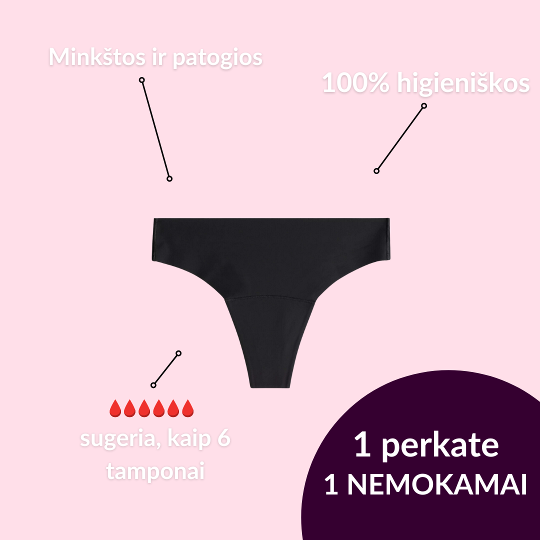 Classic - Menstruacinės Kelnaitės